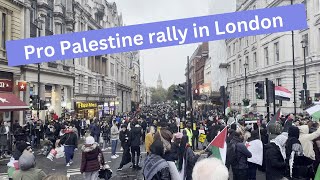Pro Palestine protest - Central London