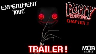 Poppy playtime Chapter 3 Trailer || Prototype Experiment 1006 Revealed || Poppy Playtime Chapter 3