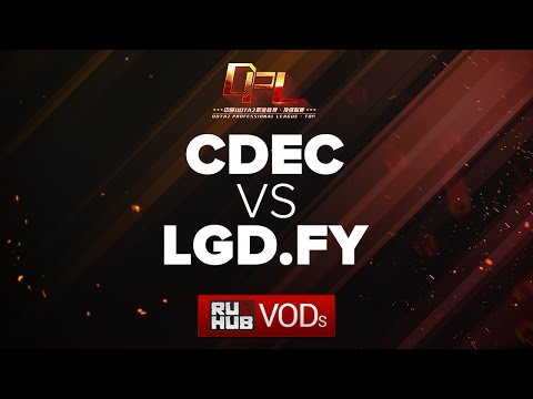 CDEC vs LGD.FY, DPL Season 2, game 2