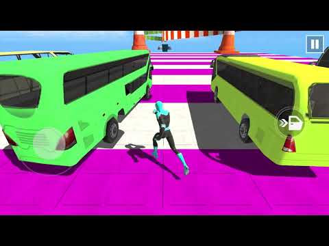 Bus Stunt Simulator - Bus Game 2023  / 3D Bus Mega Ramp Driver - Android GamePlay #4