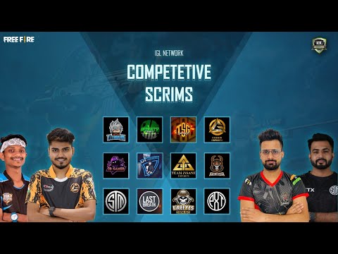 IGL Freefire Competitive Scrims Day 03 | Ft. Nigma Galaxy, Tsm FTX, 2b Gamer, Chemin, Team Insane