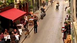 View from balcony- Paris-France-Rue Tiquetonne