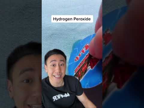 Hydrogen peroxide .