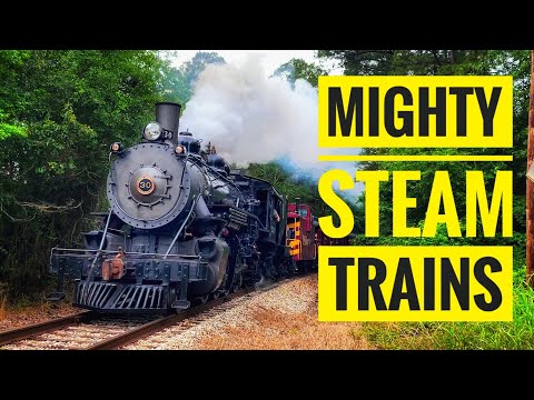 Steam Trains! American Steam Train Compilation!