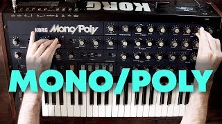 Korg MonoPoly Tutorial and Demo