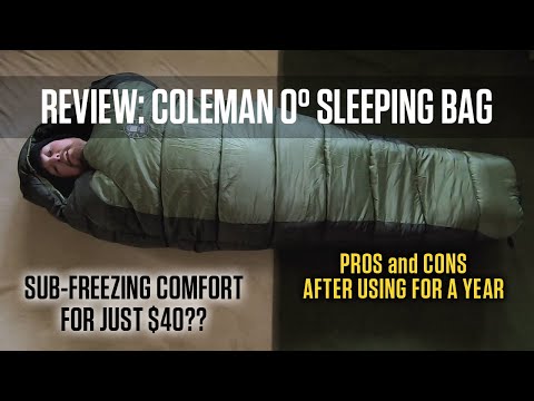 Winter Camping on a Budget: Coleman 0° Sleeping Bag Review