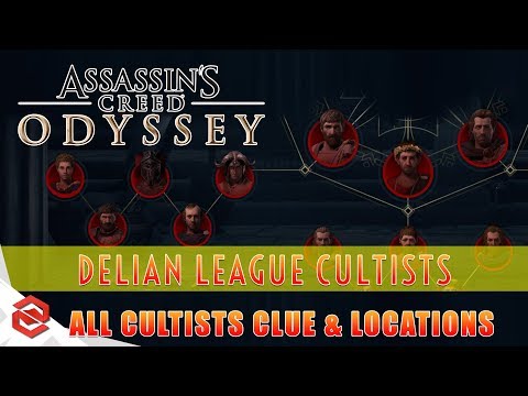 Delian League - All Kosmos Cultists Clue, Locations in Assassin's Creed Odyssey [No Combat]