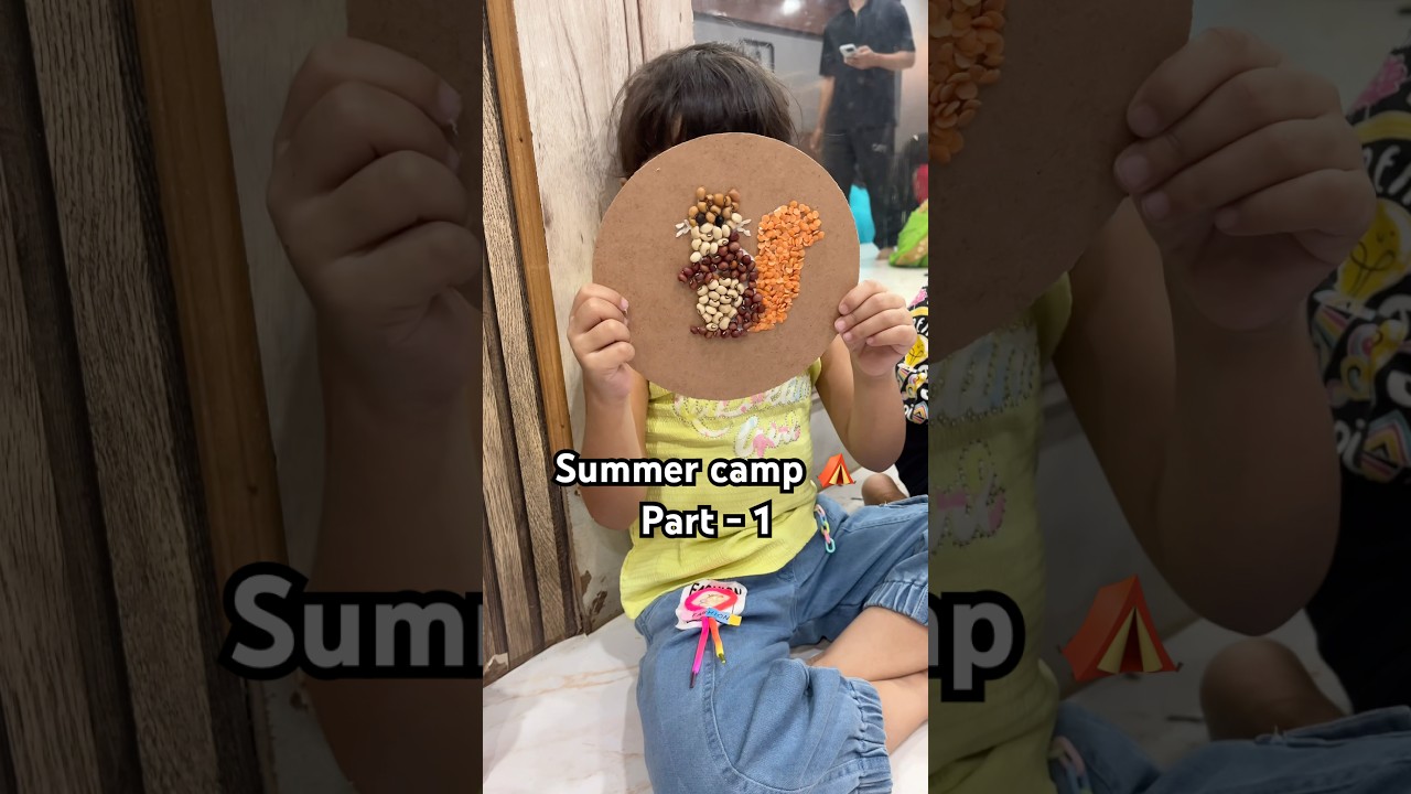 #advikaaarya #minivlog #subscribe #summercamp #art #mosaicart #bhajanjamming