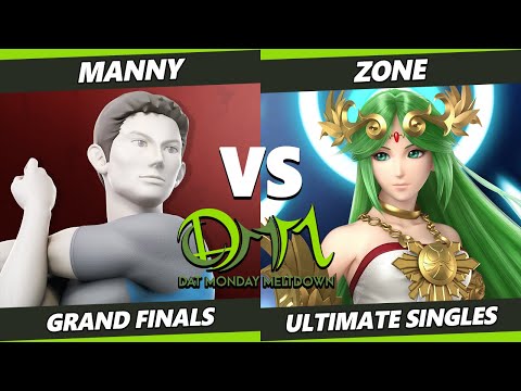 DAT Monday Meltdown 227 GRAND FINALS - Manny (Wii Fit, Zelda) Vs. Zone (Palutena) SSBU Ultimate