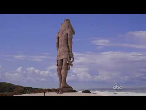 LOST: the Four-toed statue and Jacob [5x16-17 - The Incident]