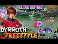 FREESTYLE Dyrroth Montage | Ultra Instinct Technique | Mobile Legends Montage