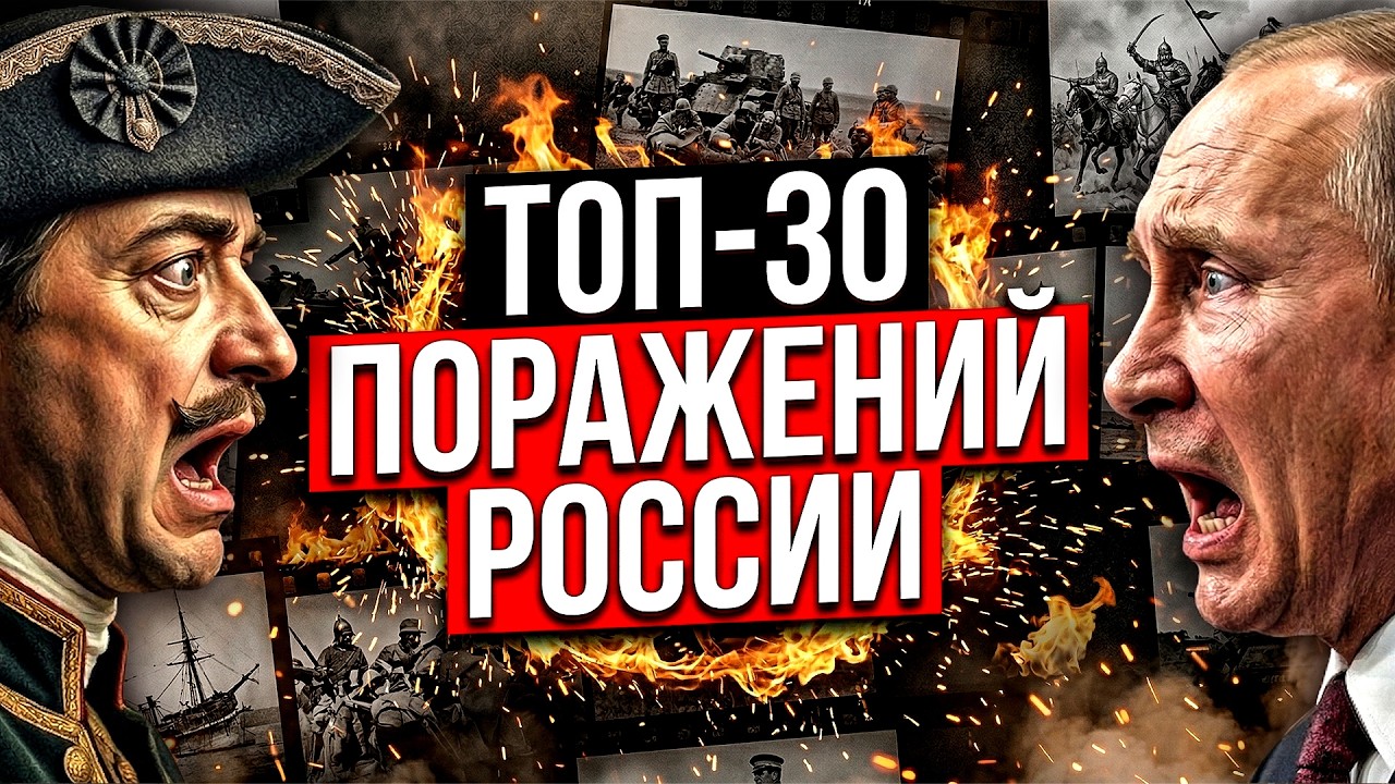 ТОП-30 ПОРАЖЕНИЙ РОССИИ. КОНЕЦ МИФА О НЕПОБЕДИМОСТИ РУССКИХ