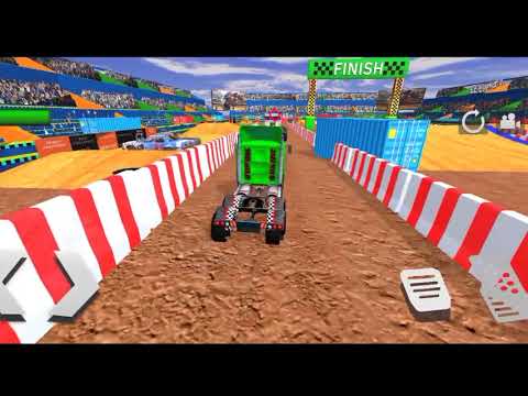 Real Monster Truck Demolition Derby Crash stunts part 21
