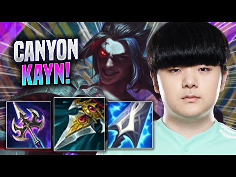 CANYON CHILLING WITH KAYN! - DK Canyon Plays Kayn JUNGLE vs Lillia! | Season 2022