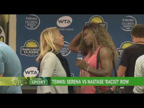 SERENA WILLIAMS ILIE NASTASE ROW