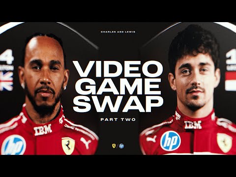 Lewis Hamilton And Charles Leclerc Swap Video Games - Part 2 | “What buttons am I pressing?” 🎮