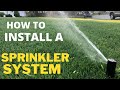How To Install A Sprinkler System Under 400