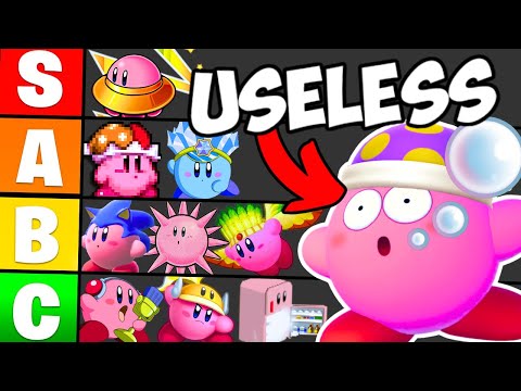 Ranking How USELESS Kirby Abilities Are