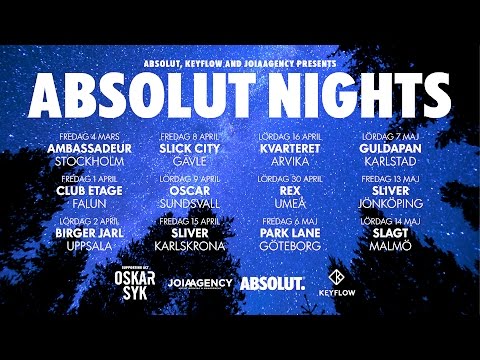 Absolut Nights w John Dahlbäck 2016