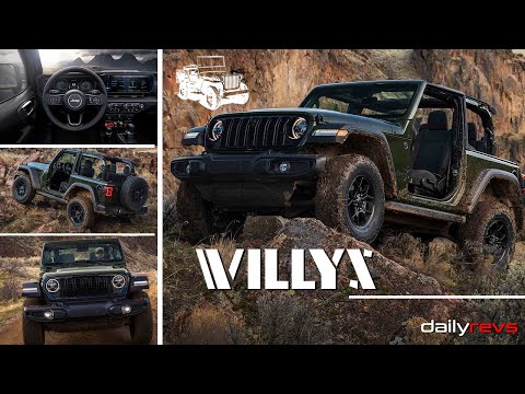 2024 Jeep Wrangler Willys | Offroading Legend Reborn | Driving