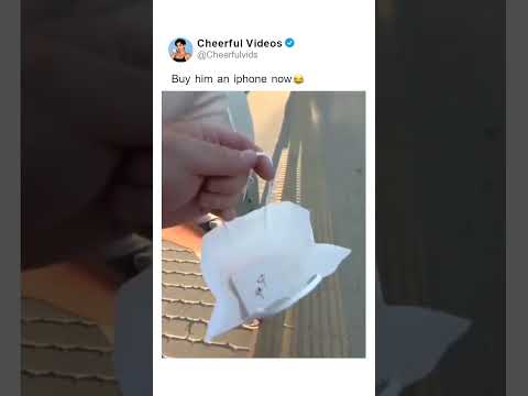 Buy him an iphone now 😂