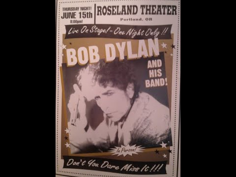 Bob Dylan 2000 06 15 Roseland Theater Portland, Or. RARE SURPRISE CLUB SHOW!!