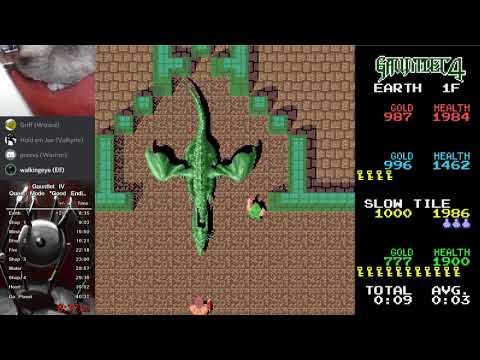 Gauntlet IV - 4 player speedrun, with commentary