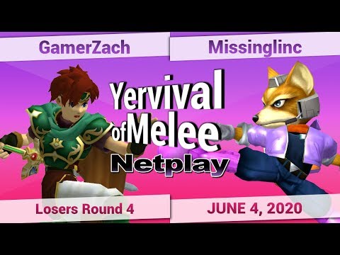 GamerZach (Roy) vs. Missinglinc (Fox) - Losers Round 4 - Yervival of Melee #11 #BLM