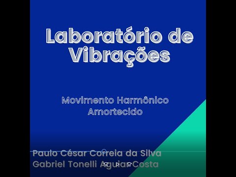Movimento Harmônico Amortecido - Sistema Massa Mola