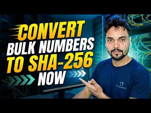 Bulk Number to SHA-256 Converter | One-Click Solution