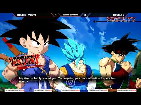 DBFZ Losers Semis @ NLBC 189 - Childish Vegito vs Double L [4K/60fps]