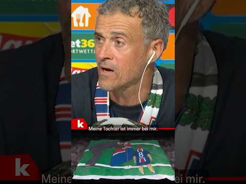 Luis Enrique nach Banner gerührt: "Meine Tochter ist immer bei mir" #shorts