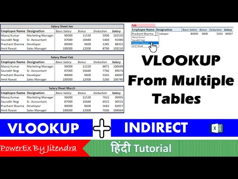 Vlookup Formula in MS Excel with Examples Finding Particular Data in Same Different Workbooks Hindi