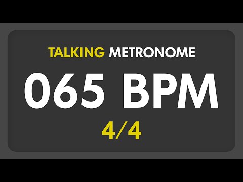 65 BPM - Talking Metronome (4/4)