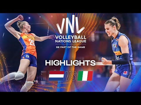 Netherlands 🇳🇱 vs. Italy 🇮🇹 - Highlights | Week 3 | Women's VNL 2025