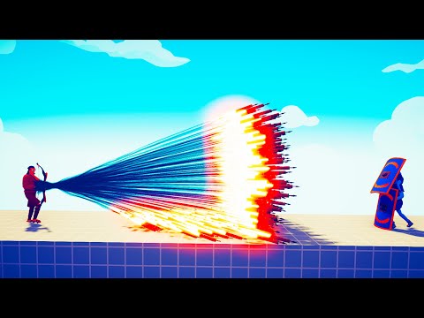 DOUBLE SHIELD VS EVERY GOD ARCHER  ▶ TABS - Totally Accurate Battle Simulator