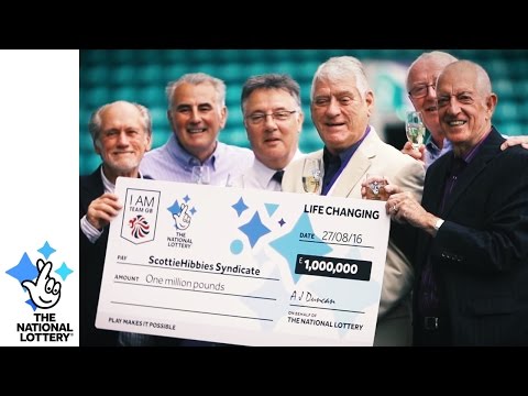 Edinburgh football fans win gold in Lotto Medal Draw