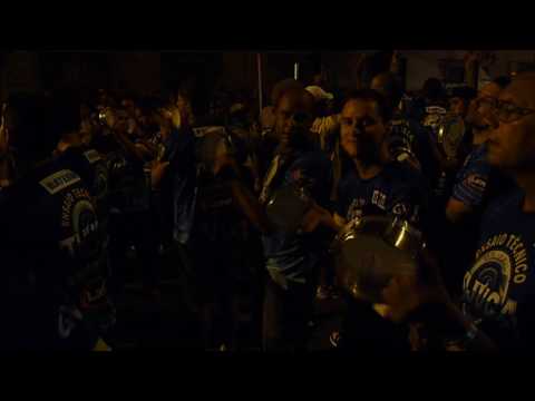 Tijuca 2013 - Ensaio técnico na avenida Venezuela - Desenho de tamborins