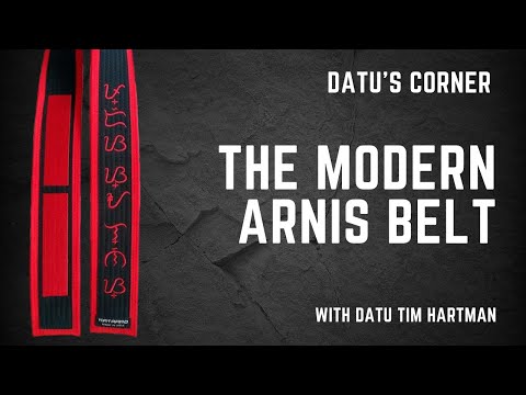 Modern Arnis Minute #10 - The Modern Arnis Belt