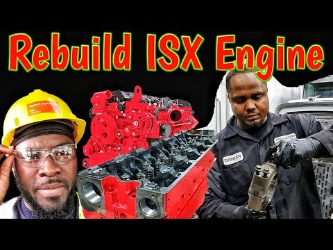 A Easy Cheap Way How To Assemble ISX Cummins Engine Piston & liner Kit