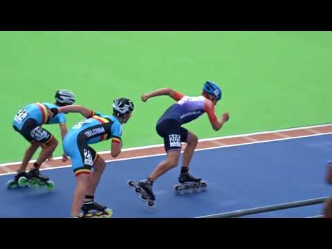 1000m junB M 1/2final 2 (2016 European Championships Inline Speedskating)