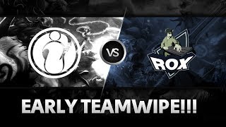 Early teamwipe by iG vs RoX.KIS @ SLTV 9 Finals