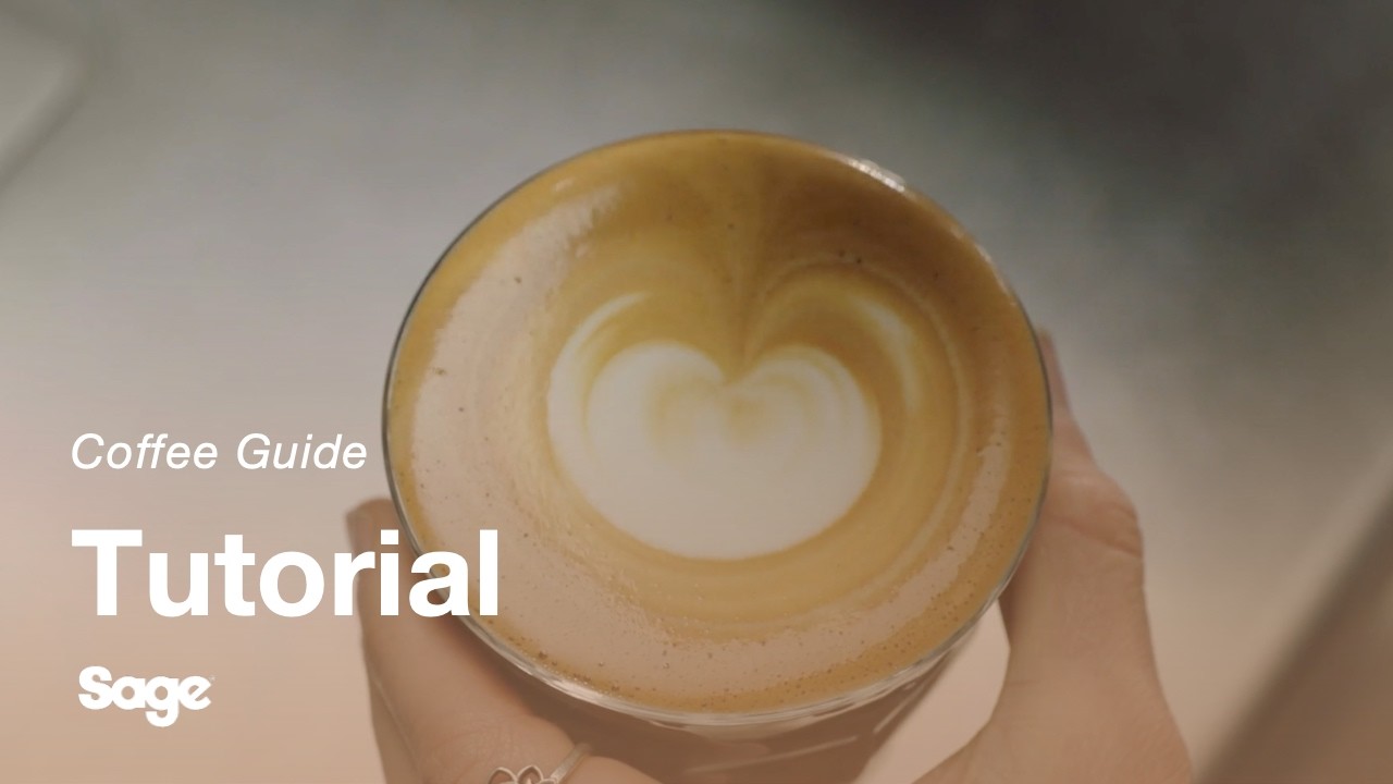 How to create latte art: the dot