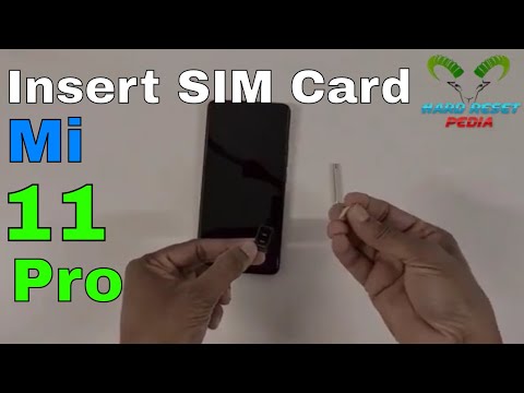 Xiaomi Mi 11 Pro Insert The SIM Card