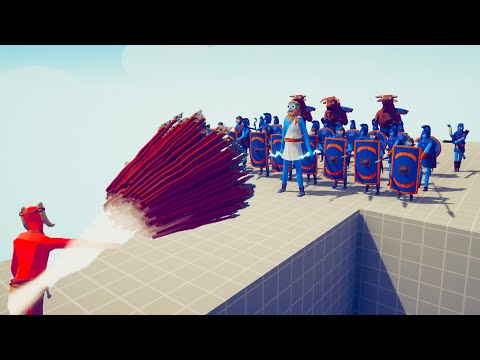 SPEAR THROWER GOD vs EVERY FACTION - Totally Accurate Battle Simulator TABS