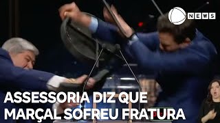 Assessoria diz que Pablo Marçal sofreu fratura na região torácica após agressão