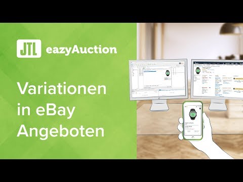 Variationen in eBay Angeboten mit JTL EazyAuction