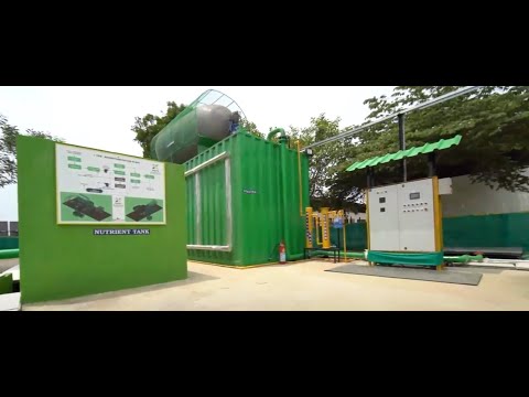 1.5 TPD Bert Mobile biogas plant walkthrough in Sri City, India