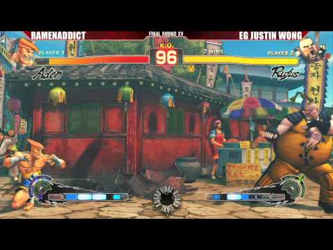 FRXV SSF4AE top 8 winners semi's FR Ramenaddict vs EG Justin Wong.