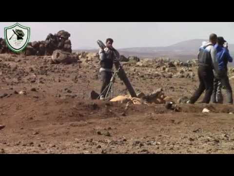 استهداف حاجز عين عفا في ريف دمشق بقذائف الهاون من قبل الفوج الأول مدفعية